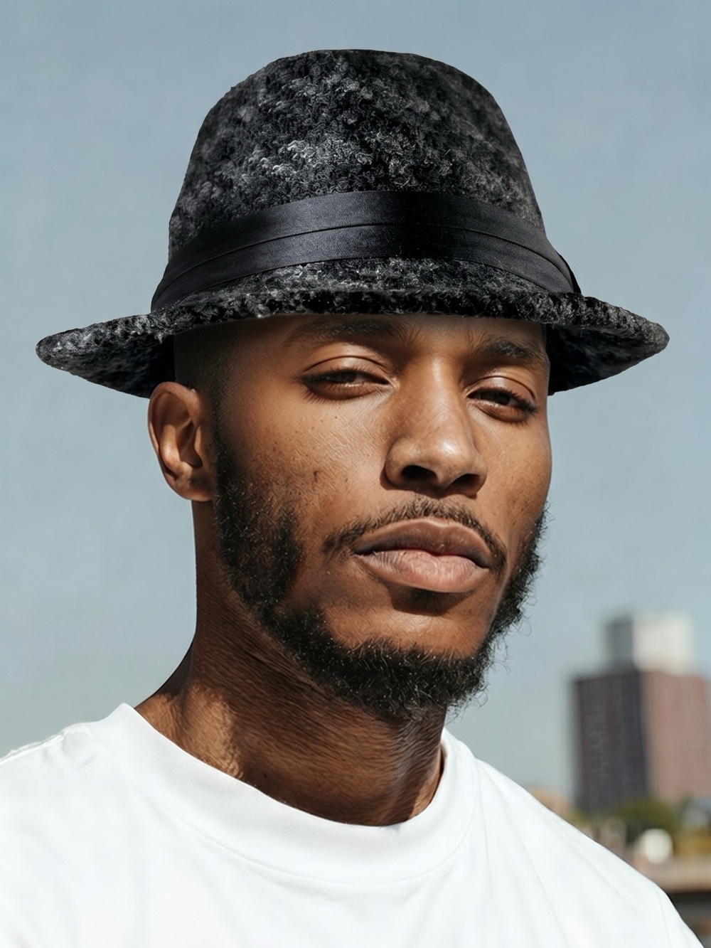 JFH Headwear‎ Houndstooth Winter Fedora